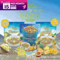 [ล็อตใหม่ล่าสุด ส่งตรงจากโรงงาน] Diamond Grains Granola กราโนล่า ข้าวโอ๊ตผสมแผ่นมอลต์ ทุเรียน ทรอพพิคอล มะม่วง