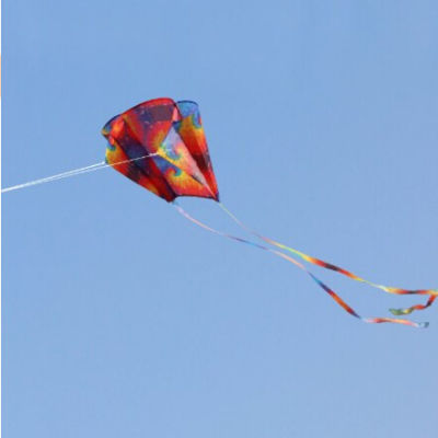 【Cw】High Quality Supplest Pocket Kites For Kids 31-Inch Colorful Parafoil Kite With Flying Tool Factory Outlets ！
