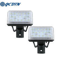 QCDIN 2Pcs For Mazda CX-5 CX-7 Speed6 Clear 12V Car License Plate Light Signal Lamp Driving Turn Signal Light Auto Parts