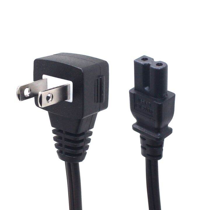 Right Angled 2 Prong Polarized AC Wall Power Cable Cord for TVs,S0ny