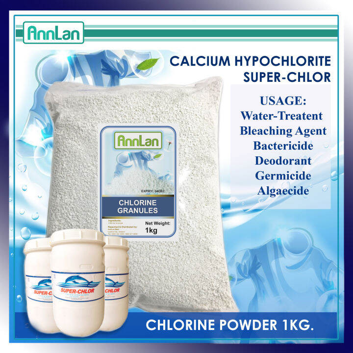 Chlorine Granules 1 kilo / 1kg Whitening Sanitizer Disinfectant Bleach