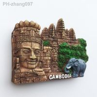 Cambodia Travelling Fridge Magnetic Stickers Angkor Wat Tourist Souvenirs Fridge Magnets Home Decor Message Board Stickers