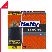 Hefty : HFTE85274* ถุงขยะ Strong Large Trash 30 Gallon, 74 Count