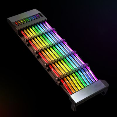 24 Pin RGB Light Extension Cable Rainbow Streamer PSU Neon Line 5V 3-Pin ARGB Sync Power Cord