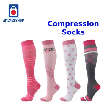 Ucare Varicose Veins Socks Compression Stocking Below Knee Open Toe  23-32mmHg Help Blood Circulation Anti-Fatigue for Women&Men