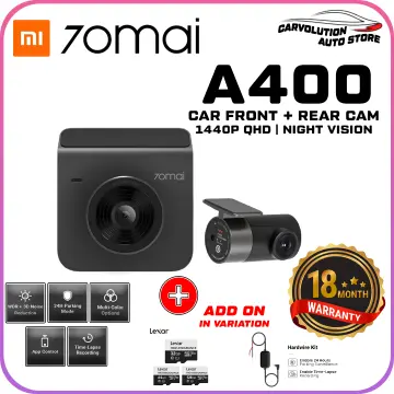 Xiaomi 70mai Dash Cam A400 + Rear Cam Set