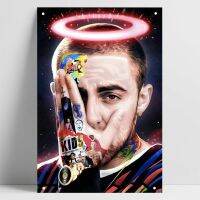 โปสเตอร์ Mac Miller ฮิปฮอปแร็ปเปอร์ภาพวาดรูปกระป๋องป้ายโลหะป้ายดีบุกตกแต่งผนัง-N20