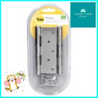 บานพับ 5x4 นิ้ว YALE SL5430BB สีสเตนเลส แพ็ค 2 ชิ้นBUTT HINGE 5X4IN YALE SL5430BB STAINLESS STEEL 2PCS/PACK **ลดราคาจัดหนัก **