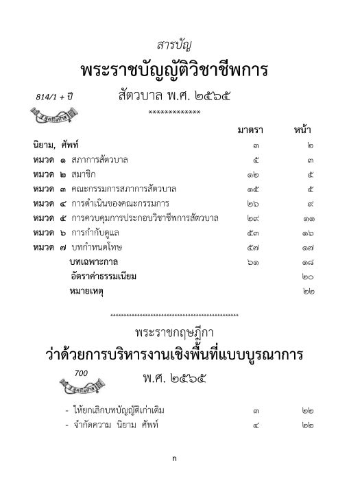 พระราชบัญญัติวิชาชีพการสัตวบาล-พ-ศ-2565