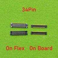 2pcs 34 Pin Lcd Display Screen FPC Connector Plug On Board Flex Cable For Samsung Galaxy A10 A105 A105F A10E A102 A102U