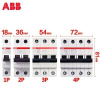 [HOT ZHKKZZLWWG 510] ABB Miniature Circuit Breaker SH200 1P 1P N 2P 3P 4P ประเภท C 1A 2A 3A 4A 6A 10A 16A 20A 25A 32A 40A 50A 63A