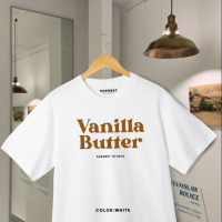 เสื้อยืดลาย vanilla butter | sherbet teeshop