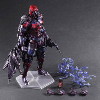 Play Arts Figurine magneto MAX eisenhardt PVC Action FIGURE Collection ของเล่น Joint movable ตุ๊กตา BE Desktop Settings