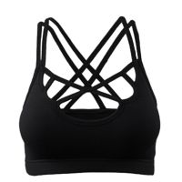 Women Push-Up Sports Bra Fitness Yoga Top Cutout Sports Bra Womens Solid Color Fitness Vest