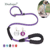 Dadugo Reflective Adjustable Dog P Rope Leash For Dog Training Rope With Personalized Custom Dog Tags DropShipping