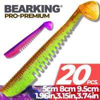 BEARKING Awaruเหยื่อตกปลา5ซม.8ซม.9.5ซม.11ซม.เหยื่อประดิษฐ์Wobblers Soft Lures Shadปลาคาร์พซิลิโคนนุ่มเหยื่อTackle-Cailine