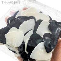 ∈卐┅ Guitar Picks 100 pcs Acoustic Electric Guitarra Bass Nylon Mediator Plectrum Thickness 0.58 0.71 0.81 0.96 1.20 1.50 mm 2 Color