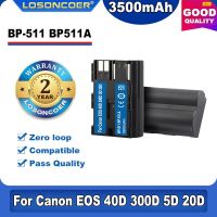 3500MAh BP-511 BP-511A BP 511A สำหรับกล้อง BP511สำหรับ EOS 40D 300D 5D 10D 20D 30D 40D 50D G6 G5 G3 G2 G1 L10 MV300i