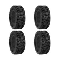 4pcs AX-8014 1/10 Medium Grain Drift RC On-road Car Tyre Rubber Tension Tyre Tire 48mm For Traxxas Upgrade Parts Screw Nut Drivers