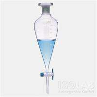 กรวยแยกสาร ขนาด 2000 ml กรวยกรอง Separating funnel-PTFE Stopcock-Graduated, Isolab