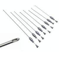 8Pcs/Set Liposuction Cannula Facial Fat Filling Graft Transplantation Cannula Single Hole With Cleaning Pipe Cannulas