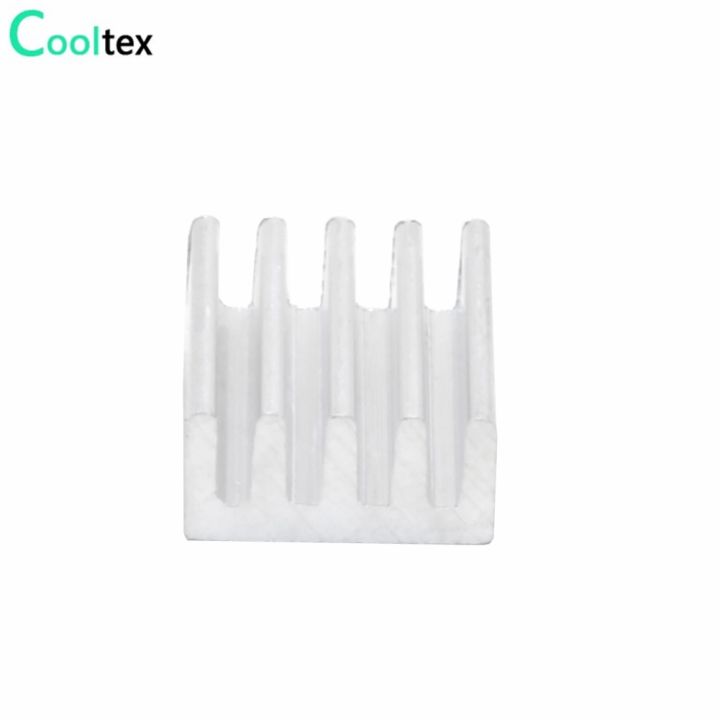 30pcs-8-8x8-8x5mm-aluminum-heatsink-radiator-cooling-cooler-heat-sink-for-electronic-chip-ic-with-thermal-conductive-tape-adhesives-tape