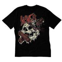 Hot sale The Slayer Eagle band graphic Mens 100% Cotton Round Neck Short Sleeve T-Shirt  Adult clothes