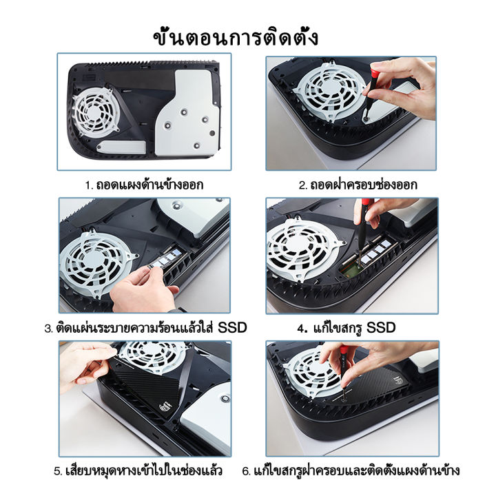 jeyi-ฮีทซิงค์-ps5-ssd-โซลิดสเตทไดรฟ์-m-2ความร้อน-nvme-สำหรับ-playstation-5พร้อมแผ่นความร้อนซิลิโคน-eagle