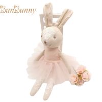 Ester Bunny Cloth Toy Lovely Ballerina Bunny Girl Stuffed Soft Toy Baby Birthday Gift  Little White Rabbit Doll