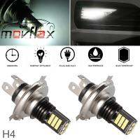 MovFlax 2ชิ้น24W 6000K H4 2400LM/9003หมอกโคมไฟหลอดไฟยานยนต์ LED 3X8กันน้ำ3030SMD