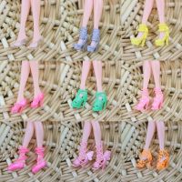 【Ready Stock】 ♀ C30 Princess BJD Doll accessories shoes 30cm high heels random