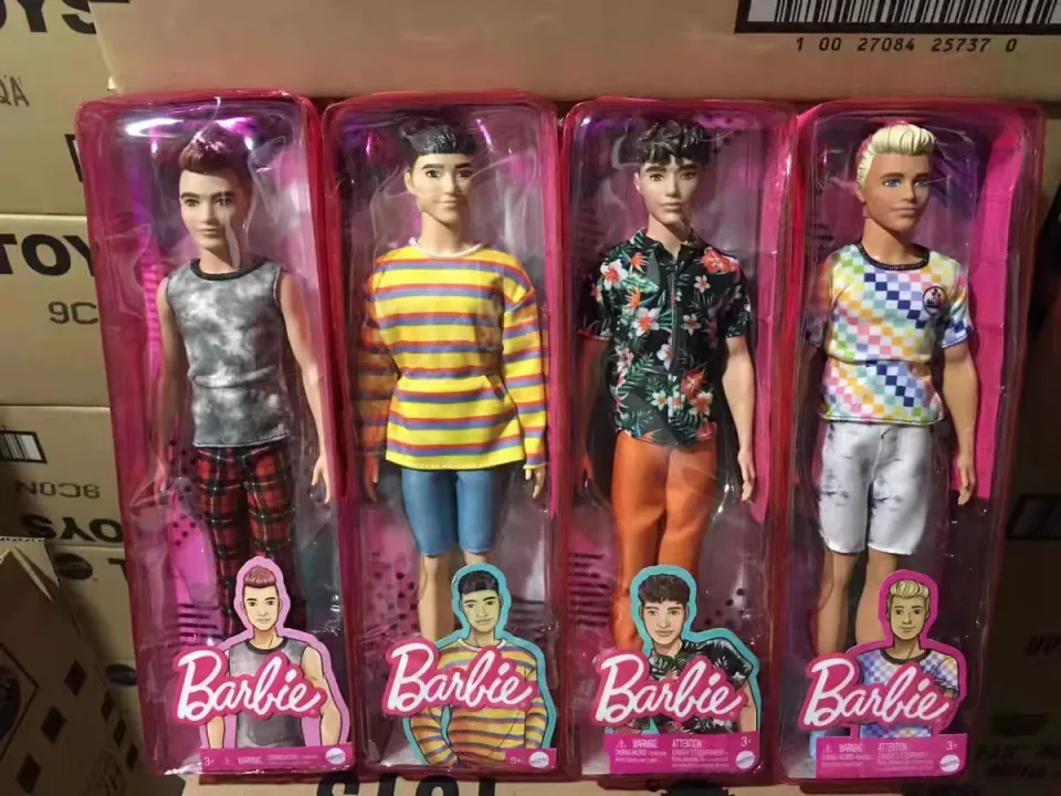 Barbie Ken Fashionistas Doll #176 with Sculpted Brunette Ombreー