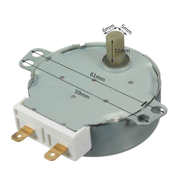 ac-220v-240v-4rpm-4w-มอเตอร์ซิงโครนัสสำหรับ-tyj50-8a7เตาอบไมโครเวฟถาดหมุน-air-blower