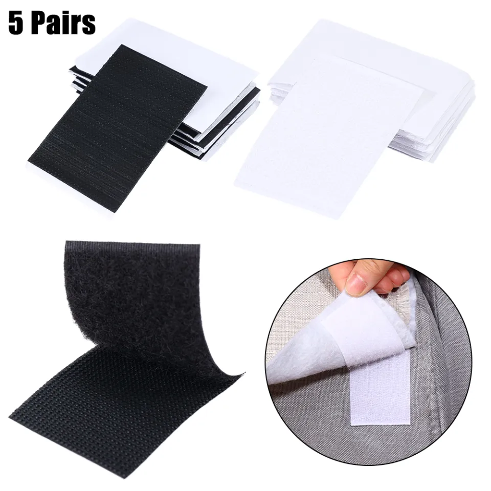 5pairs Seamless Double-sided Fixed Velcro Adhesive Sofa Bed Sheets