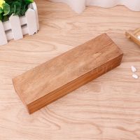 Retro Wooden Stationery Case Hollow Out Boxes Desktop Pencil Storage Organizer Drop Shipping