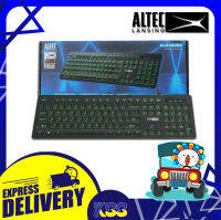 คีย์บอร์ดมีไฟ คีย์บอร์ด Altec Lansing Membrane Gaming Keyboard ALBK8264 TH/EN เปิดบิลใบกำกับภาษีได้ พร้อมส่ง