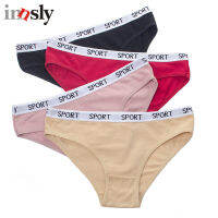 Innsly Women Cotton Panties Breathable Low Rise Solid Sport Female Underwear Wholesale