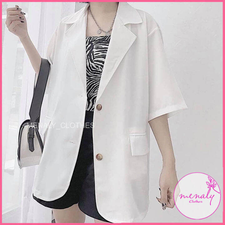 Áo vest Blazer nữ kẻ caro thiết kế 2 lớp dày dặn đứng áo thời trang trẻ  phong cách Hàn Quốc  Áo vest Blazer nữ