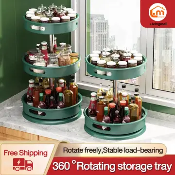 Seasoning storage rack Seasoning Organizer shelf 360 rotating