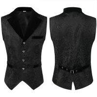 [COD] 2023 wish new mens medieval costume retro gothic long dress vest