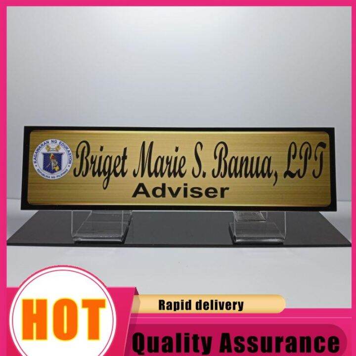 nameplate table name plate customized nameplate desk name plate office Lazada PH