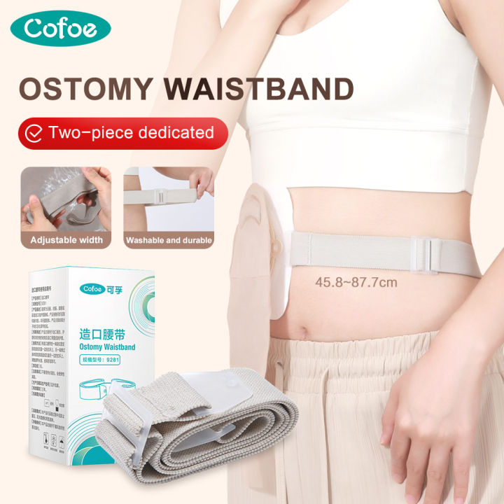 Cofoe Ostomy Bag Reinforced Belt Extendable Strap Abdominal Stoma For ...