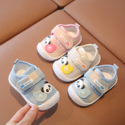 Trẻ em 0-2 tuổi bé giày cho trẻ mới biết đi vải thoáng khí đế mềm giày