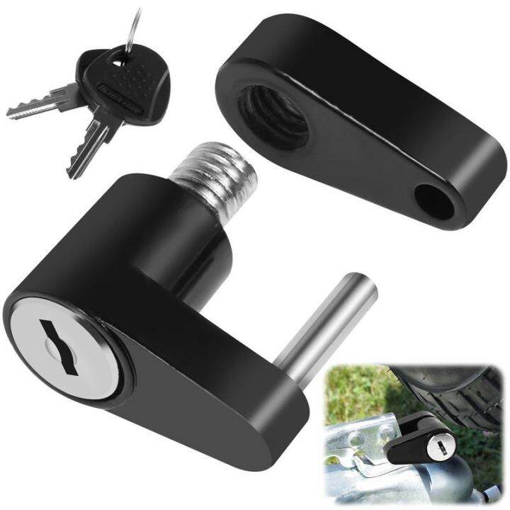 Trailer Hitch Locks Metal Tongue Coupler Lock Dia 1/4 Inch 3/4 Inch