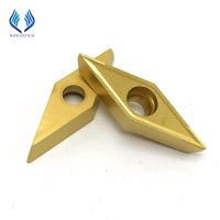 Phoenixtech เม็ดมีดคาร์ไบด์ (Inserts) VBMT160404-MTJX650T เม็ดมีดกลึง สําหรับเครื่องกลึง Carbide Turning Insert Cutter Blade Insert Cutting Tool *1 (CT-A56)