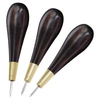 Diamond Shape Stitching Awl Handmade Sewing Tools DIY Stitcher Taper Handle