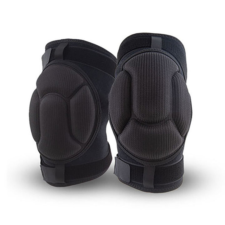 2021Knee Pads For Sports Adjustable Black Thicken Sponge Support kneepad Extreme Sports Anti-Slip Collision Avoidance Brace 1 Pair