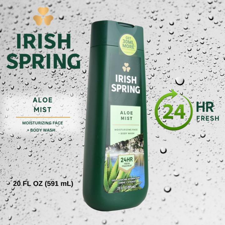 Irish Spring Body Wash Aloe Mist 591ml Lazada PH