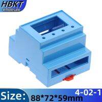 DIN Rail PLC Standard 35 Type Junction Box Switch Button Box Electric Shell Controller 4-02-1 88X72X59MM Chassis Case