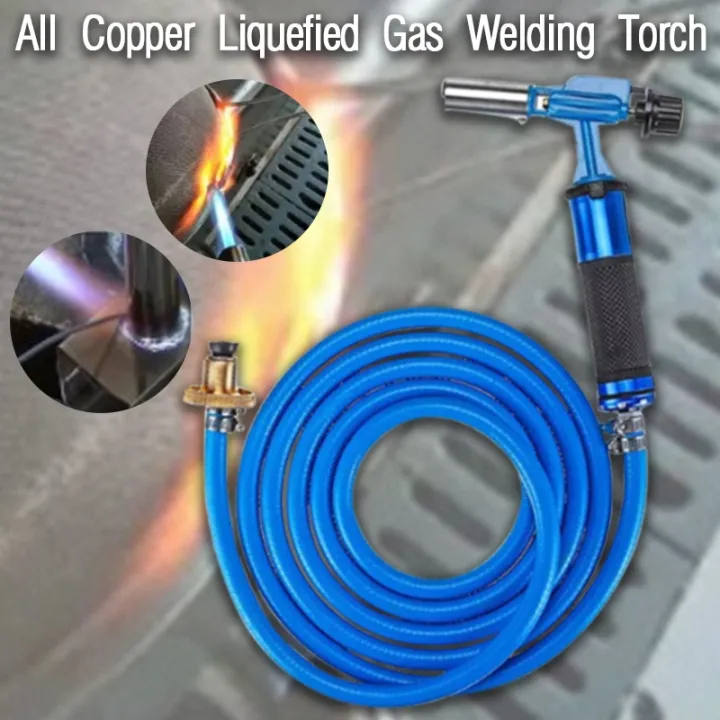 LPG Gas Welding Gun Torch brazing solder propane Aluminum brass alloy welding Gun for radiator